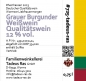 Preview: Grauer Burgunder trocken 2023